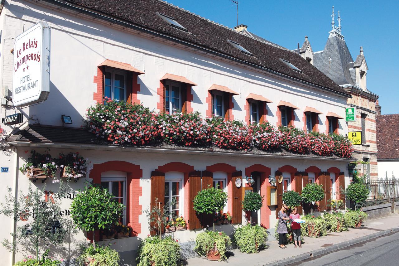 Logis Le Relais Champenois Hotel Sézanne Buitenkant foto